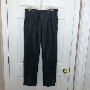 JLC New York black leather pants, size 8
